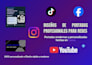 diseñare portadas modernas y atractivas para cualquier red social